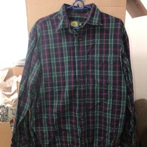 Cabela's Flannel Men's Medium Button Down Shirt Vintage 1990s